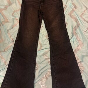 Old Navy Girls size 16 Black High Rise Flare Jeans